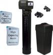 fleck 48,000 water softener system with 5600sxt digital metered valve 1" yoke by afwfilters logo