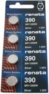 390 renata watch batteries 4pcs logo