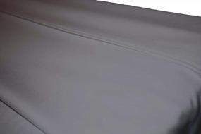 img 1 attached to Get Cozy With Glarea Microfiber Flat Sheets - Dark Grey 6-Pack (Twin)!