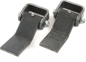 img 3 attached to 🔩 Steel Strap Style Long Leaf Hinge with Grease Zerk Fitting Weld-on Heavy Duty and Greaseable features for Trailer, Truck Body, and Gate Door - Pack of 2 (Red Hound Auto)