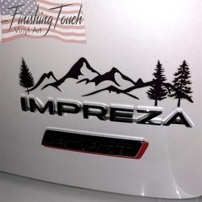 img 3 attached to 🏔️ Enhance Your Vehicle with a Stunning Mountain Decal Vinyl Car Truck Tree Sticker Trunk Badge Emblem Graphic