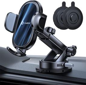 img 4 attached to 🚗 Andobil Car Phone Mount: Securely Hold Thick Case & Big Phone | Universal Dashboard Phone Holder [Never Fall] | Adjustable Cell Phone Holder Car Compatible with iPhone 13 12 Pro Max Samsung S22