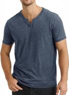 👕 yacooh mens henley shirts: stylish and comfortable long/short sleeve henley t-shirts for men logo