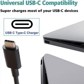 img 3 attached to High-Quality 45W USB-C Charger Compatible with HP Chromebook 14 14A G5 14-ca061dx 14-ca020nr 14-ca060nr 14-ca043cl 14-ca052wm 14-ca051wm X360 11A 11 G6 EE 11 G1 11-ae051wm 11-ae000