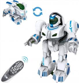 img 4 attached to Fisca RC Robot With Fingerprinting Technology, Walking, Dancing, And Programming Abilities - Ideal Smart Toy For Kids