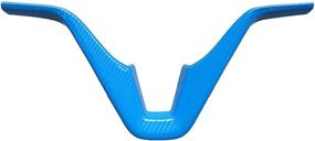 img 4 attached to 1 Piece ABS Car Steering Wheel Sequins Cover Interior Decoration Trim Sticker For Hyundai Tucson 3Th 2015 2016 2017 2018 2019 2020 LHD Car Styling Accessories (Blue With Carbon Fiber Texture)