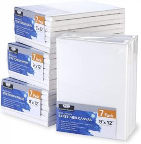 img 4 attached to Value Pack Of 28 Triple Gessoed Stretched Canvases, 9X12 Inches, Ideal For Oil And Acrylic Painting By Royal & Langnickel Essentials