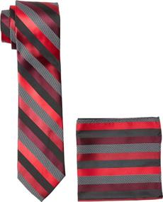 img 3 attached to Stacy Adams Mens Microfiber Stripped Men's Accessories