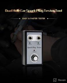 img 2 attached to 🚗 Autory Car Spark Plug Tester: Adjustable Dual Holes Detector for 0.433 inches Spark Plug - Ignition Plug Analyzer & More