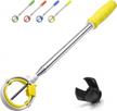 find your lost golf balls with telescopic golf ball retriever - spring release-ready head, locking clip & grabber tool - perfect golf gift for men with this golf accessories set logo