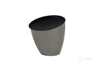 🗑️ mepal calypso waste bin with lid: compost-friendly, airtight hold, compact design, titanium finish – 2210ml (74.4 oz), bpa free – 1 count logo