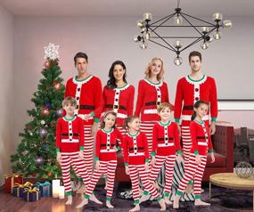 img 3 attached to Family Christmas Matching Pajamas - Women'S Cotton Jammies, Men'S Sleepwear & Long Sleeve PJs | Shelry