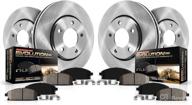 🔒 enhance your braking performance with power stop koe1042 autospecialty front and rear replacement brake kit логотип