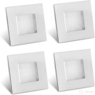 ✨ dream lighting led square recessed down lights: premium rv trailer interior lighting (pack of 4) logo