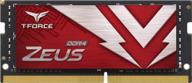 💻 teamgroup t-force zeus 8гб ddr4 sodimm 2666мгц (pc4-21300) модуль оперативной памяти для ноутбука ram - ttzd48g2666hc19-s01 логотип