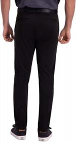 img 1 attached to Haggar Men's Active Series Slim Fit Flat Front Pant: Versatile and Stylish Performance Wear