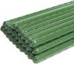 25 pack growsun 3-ft garden stakes metal plastic coated plant cage supports for tomatoes, trees, cucumber, fences and beans logo