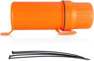 porotmotor motorcycle off-road universal waterproof tool tube gloves raincoat storage box cap holder canisters tool repair box document holder in orange(big size) логотип