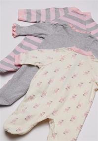 img 3 attached to Adorable and Comfy: Gerber Baby Girls' 3-Pack Sleep 'N Play