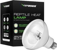 🦎 vivosun reptile heat lamp bulb - 125w high intensity self-ballasted uva uvb mercury vapor light bulb for reptiles, amphibians, and birds, ideal for optimal heating логотип