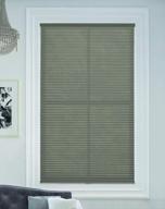light filtering cordless cellular honeycomb shade in antique pewter, single cell 9/16", 18" w x 48" h logo