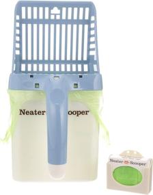 img 3 attached to Neater Pet Brands Neater Scooper and 195-Count Refill Bag Bulk Pack Value Bundle - Efficient Cat Litter Sifter Scoop System with Extra Waste Bags