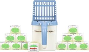 img 4 attached to Neater Pet Brands Neater Scooper and 195-Count Refill Bag Bulk Pack Value Bundle - Efficient Cat Litter Sifter Scoop System with Extra Waste Bags