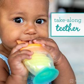 img 1 attached to Infantino Teethe & Take-Along Combo Strawberry & Orange Teethers - BPA-Free - Soothes Sore Gums - Ideal for 3M+ Infants