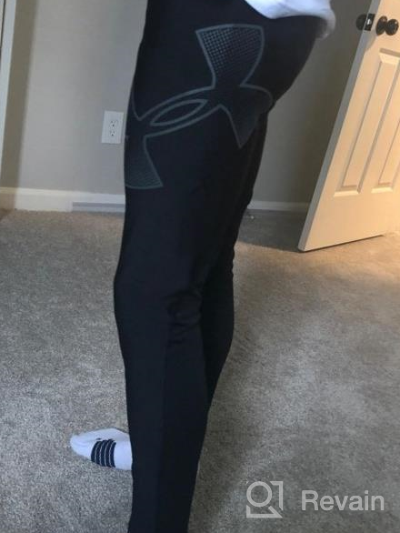 img 1 attached to Stay Cool and Comfortable with Under Armour Boys' HeatGear Leggings review by Micheal Looney