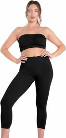 img 4 attached to MeMoi High Waist Control Shapewear Leggings For Women - Perfect Body Shaping Solution