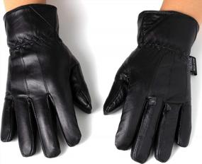 img 3 attached to 📱 Exclusive Leather Smartphone Gloves with Screen Compatibility: The Must-Have Android Men's Accessory