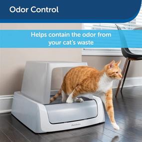 img 2 attached to 🐱 ScoopFree Self-Cleaning Litter Box Privacy Hood - Enhancing Convenience and Discretion for ScoopFree 2nd Gen and Smart Litter Boxes, Grey