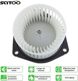 img 2 attached to 🔥 High-Quality SCITOO ABS AC Heater Blower Motor With Fan - Perfect Fit for Chevy Malibu, Olds Alero, Cutlass & Pontiac Grand Am (1997-2002)