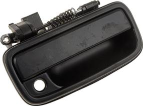 img 3 attached to 🚪 Dorman 79345: Front Passenger Side Door Handle for Toyota Models - Smooth Black Finish