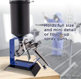 img 2 attached to 🎨 TCP Global Benchtop Gravity Feed Spray Gun Holder Stand: Ultimate HVLP Gun Storage Solution for Auto Painters