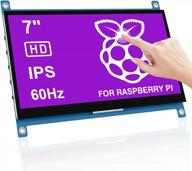 raspberry touchscreen aprotii portable compatible 7", 1024x600, frameless, built-in speakers, wall mountable, rpius01, hd logo