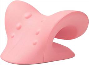 img 3 attached to Say Goodbye To Neck And Shoulder Pain With The Cervical Traction Device – A Chiropractic Pillow For Effective TMJ Pain Relief And Spine Alignment, Neck Stretcher (Pink)