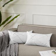 добавьте стиля своему дивану с роскошными наволочками для поясницы 12x20 - набор из 2 предметов логотип