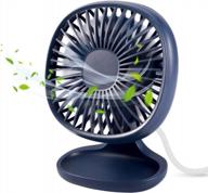 stay cool with tekhome mini desk fan: the perfect companion for home and office! logo