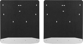 img 4 attached to 🚜 LUVERNE 251124 Rear Dually 20x23 Textured Rubber Mud Guards for Ford F-350, F-450 SuperDuty - Black