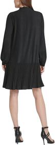 img 1 attached to 👗 DKNY Black Sleeve Women's Dress - Enhance Your Wardrobe with Stylish Women's Clothing at Dresses