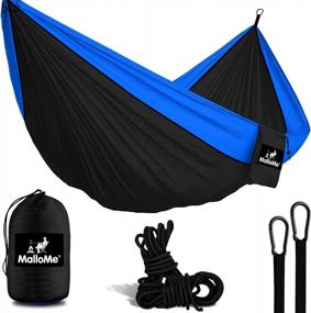 img 4 attached to Outdoor Adventure Made Easy With MalloMe Portable Hammocks - Perfect For Camping, Backpacking, And Traveling!