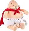 10-inch captain underpants soft superhero toy from dav pilkey's bestselling comic book series - red logo