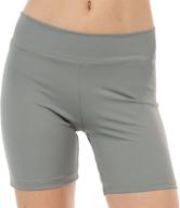 anza inseam exercise shorts 🩳 brown x small: active girls' clothing must-have логотип