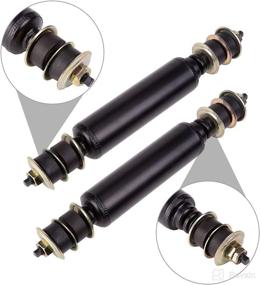 img 1 attached to 🚗 Club Car DS & Precedent Shock Absorber Set of 4 - 10L0L Club Car Front and Rear Shocks 1014235, 1014236, 1010991, 1015813, 1013164