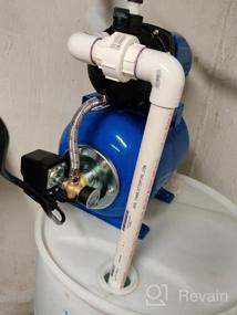 img 6 attached to Струйный водяной насос Blue Goplus 1.6HP под давлением для домашнего орошения с резервуаром для неглубокой скважины, накачивая до 1000 галлонов в час с мощностью 1200 Вт