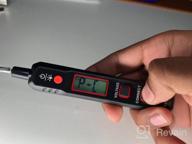 img 1 attached to KAIWEETS Voltage Tester: Non-Contact And Contact Pen For 12V-300V NCV Testing, LCD Display, Live/Null Wire Detection, Buzzer Alarm, And Wire Breakpoint Finder - VT500 review by Patrick Martin