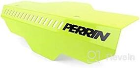 img 4 attached to PERRIN Pulley Cover Fits Subaru WRX 2002-14 Or STI 2004-2019 (NEON YELLOW)