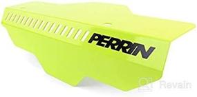 img 2 attached to PERRIN Pulley Cover Fits Subaru WRX 2002-14 Or STI 2004-2019 (NEON YELLOW)