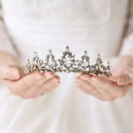 yean свадебная корона свадебная тиара барокко тиара королева корона винтаж оголовье для женщин и девочек логотип